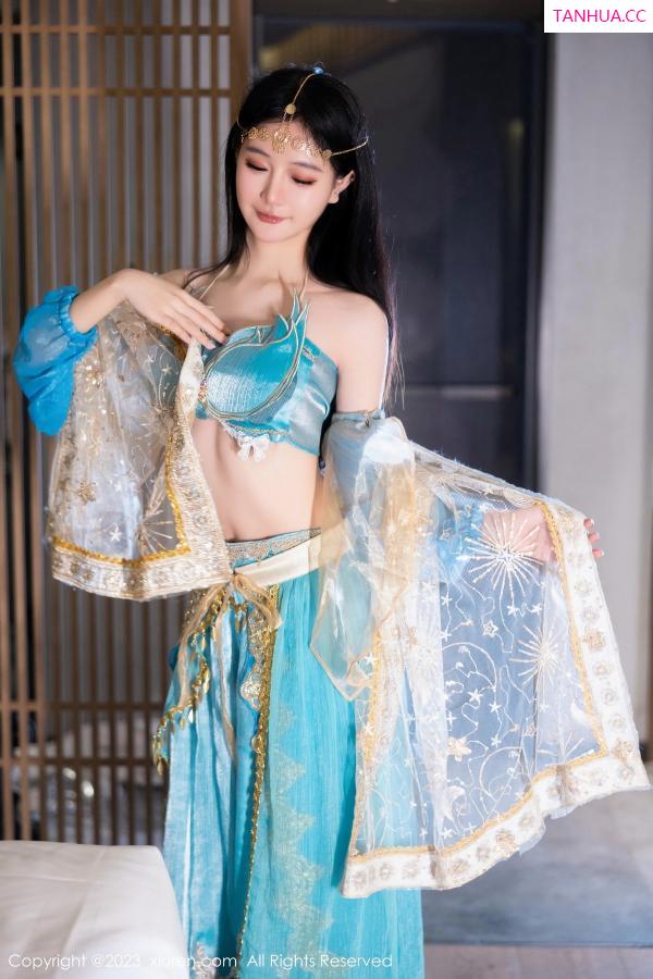   [XiuRen]高清写真图 2023.10.07 No.7469 幼幼 西域舞娘 美腿第10张图片